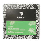Psilly - Dark Chocolate Bar - Mint & Spirulina | Magic Mushrooms Winnipeg Canada
