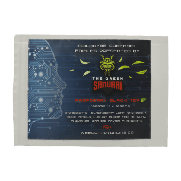 The Green Samurai - Raspberry Black Tea - 1000mg | Magic Mushrooms Winnipeg Canada