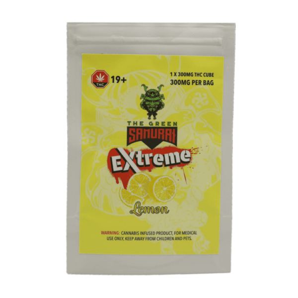 Green Samurai Extreme - Lemon Gummy 300mg THC | Magic Mushrooms Winnipeg Canada
