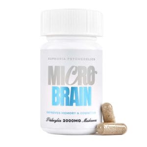 Euphoria Psychedelics – Micro Brain Capsules - (100mg X 20 Capsules) | Magic Mushrooms Winnipeg Canada