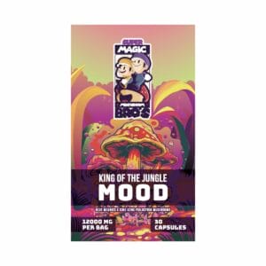 Super Magic Mushroom Bro’s - King of the Jungle MOOD - 400MG Capsules | Magic Mushrooms Winnipeg Canada