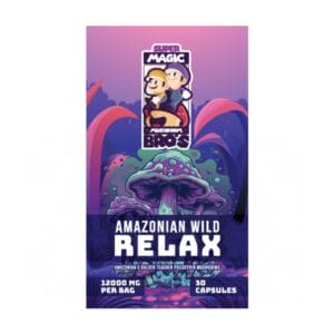 Super Magic Mushroom Bro’s - Amazonian Wild RELAX - 400MG Capsules | Magic Mushrooms Winnipeg Canada